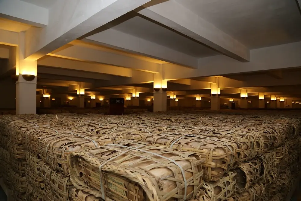 张家口干仓普洱茶仓库展示