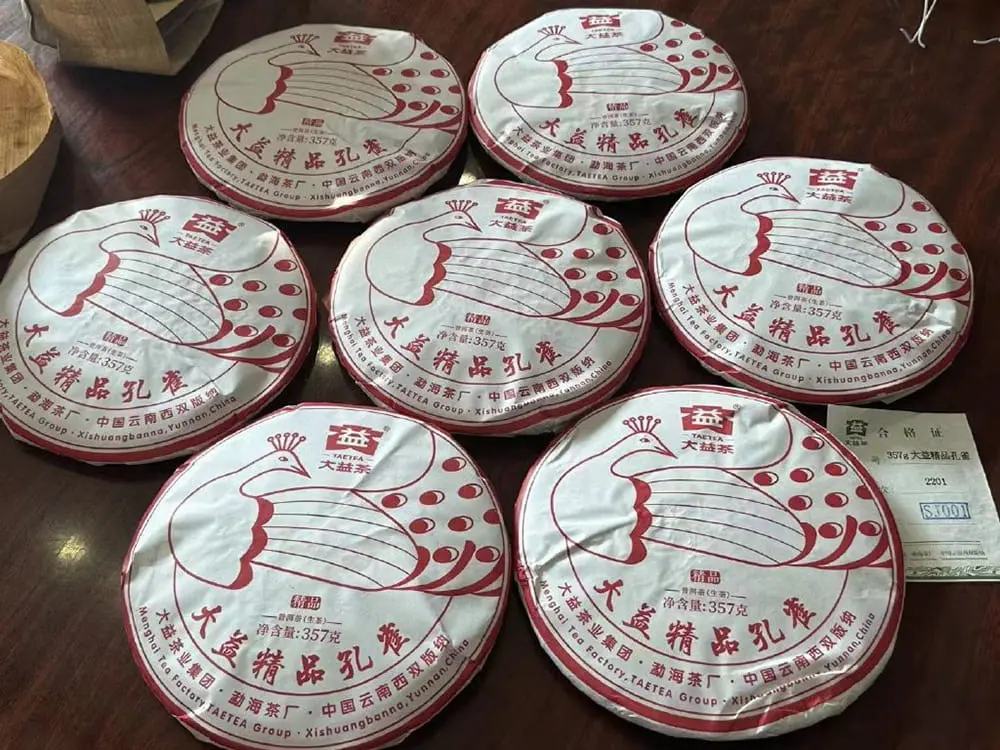 张家口回收大益普洱茶2022年生茶熟茶图3